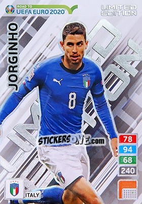 Sticker Jorginho - Road to UEFA Euro 2020. Adrenalyn XL - Panini