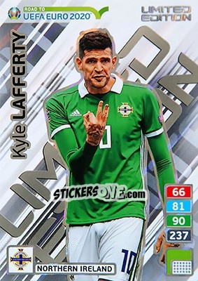 Sticker Kyle Lafferty - Road to UEFA Euro 2020. Adrenalyn XL n. LE-KL - Panini