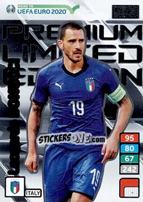 Sticker Leonardo Bonucci - Road to UEFA Euro 2020. Adrenalyn XL - Panini