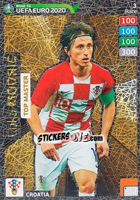 Sticker Luka Modric - Road to UEFA Euro 2020. Adrenalyn XL n. 3 - Panini