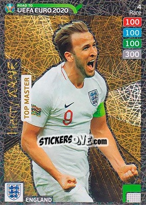 Sticker Harry Kane - Road to UEFA Euro 2020. Adrenalyn XL n. 4 - Panini