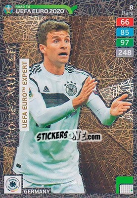 Sticker Thomas Müller - Road to UEFA Euro 2020. Adrenalyn XL n. 8 - Panini
