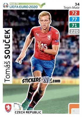 Sticker Tomáš Soucek - Road to UEFA Euro 2020. Adrenalyn XL - Panini