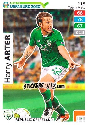 Figurina Harry Arter - Road to UEFA Euro 2020. Adrenalyn XL - Panini