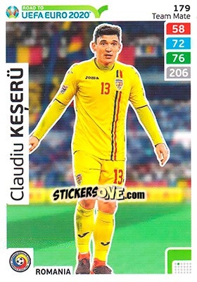 Sticker Claudiu Keșerü - Road to UEFA Euro 2020. Adrenalyn XL n. 179 - Panini