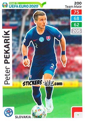 Sticker Peter Pekarík - Road to UEFA Euro 2020. Adrenalyn XL n. 200 - Panini