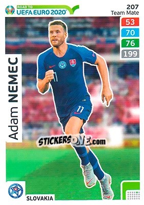 Sticker Adam Nemec - Road to UEFA Euro 2020. Adrenalyn XL - Panini