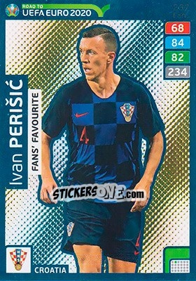 Cromo Ivan Perišic - Road to UEFA Euro 2020. Adrenalyn XL - Panini