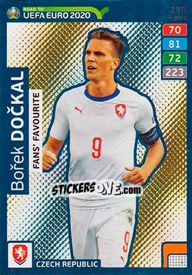 Sticker Bořek Dockal - Road to UEFA Euro 2020. Adrenalyn XL n. 239 - Panini