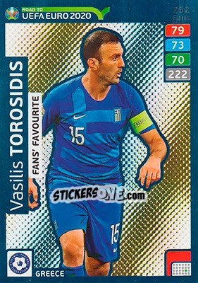 Sticker Vasilis Torosidis - Road to UEFA Euro 2020. Adrenalyn XL - Panini