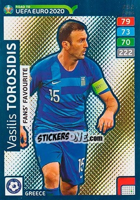 Cromo Vasilis Torosidis - Road to UEFA Euro 2020. Adrenalyn XL - Panini