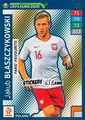 Sticker Jakub Błaszczykowski - Road to UEFA Euro 2020. Adrenalyn XL n. 266 - Panini