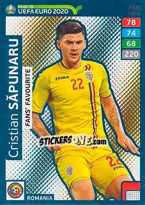 Sticker Cristian Săpunaru - Road to UEFA Euro 2020. Adrenalyn XL - Panini
