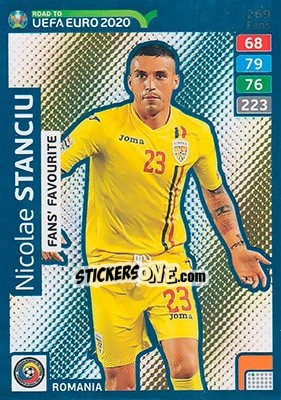 Cromo Nicolae Stanciu - Road to UEFA Euro 2020. Adrenalyn XL - Panini