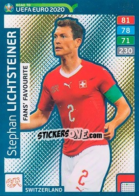 Sticker Stephan Lichtsteiner - Road to UEFA Euro 2020. Adrenalyn XL - Panini