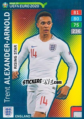 Sticker Trent Alexander-Arnold - Road to UEFA Euro 2020. Adrenalyn XL n. 281 - Panini