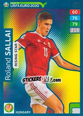 Sticker Roland Sallai - Road to UEFA Euro 2020. Adrenalyn XL - Panini