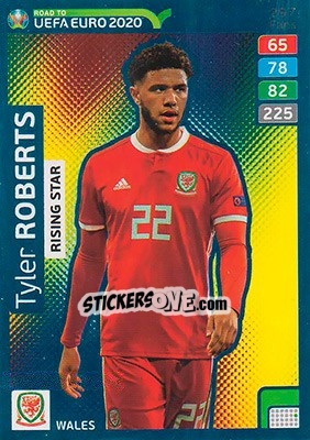 Cromo Tyler Roberts - Road to UEFA Euro 2020. Adrenalyn XL - Panini