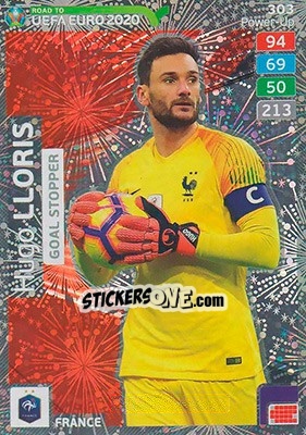 Sticker Hugo Lloris - Road to UEFA Euro 2020. Adrenalyn XL n. 303 - Panini
