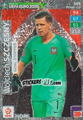 Sticker Wojciech Szczęsny - Road to UEFA Euro 2020. Adrenalyn XL n. 305 - Panini