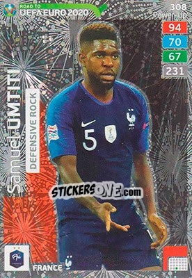 Sticker Samuel Umtiti - Road to UEFA Euro 2020. Adrenalyn XL - Panini