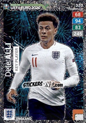 Sticker Dele Alli - Road to UEFA Euro 2020. Adrenalyn XL n. 320 - Panini