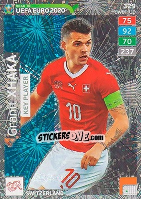 Cromo Granit Xhaka - Road to UEFA Euro 2020. Adrenalyn XL - Panini