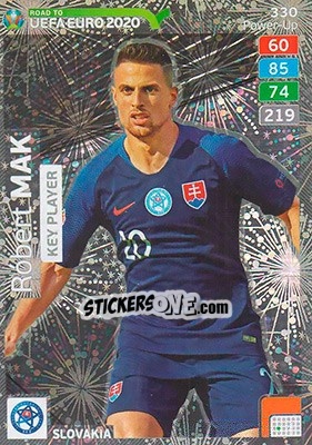 Sticker Róbert Mak - Road to UEFA Euro 2020. Adrenalyn XL n. 330 - Panini