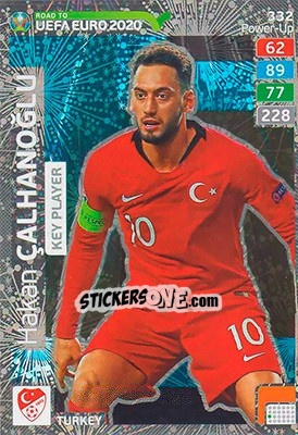 Sticker Hakan Çalhanoğlu - Road to UEFA Euro 2020. Adrenalyn XL n. 332 - Panini