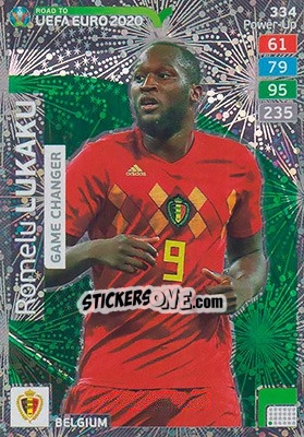 Sticker Romelu Lukaku - Road to UEFA Euro 2020. Adrenalyn XL n. 334 - Panini