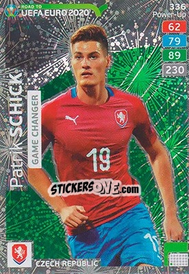 Sticker Patrik Schick - Road to UEFA Euro 2020. Adrenalyn XL n. 336 - Panini