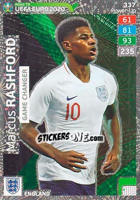 Sticker Marcus Rashford - Road to UEFA Euro 2020. Adrenalyn XL n. 337 - Panini