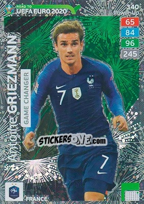 Sticker Antoine Griezmann - Road to UEFA Euro 2020. Adrenalyn XL n. 340 - Panini