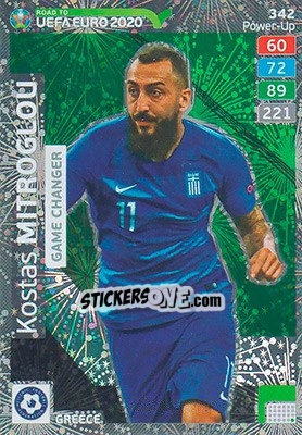 Sticker Kostas Mitroglou - Road to UEFA Euro 2020. Adrenalyn XL n. 342 - Panini
