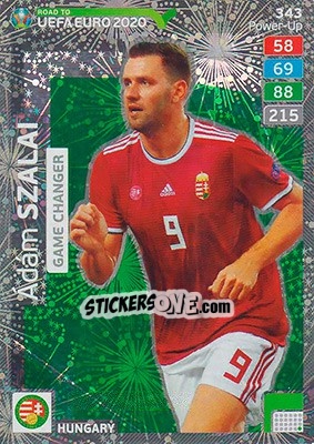 Sticker Ádám Szalai - Road to UEFA Euro 2020. Adrenalyn XL n. 343 - Panini