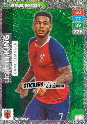 Sticker Joshua King - Road to UEFA Euro 2020. Adrenalyn XL n. 346 - Panini