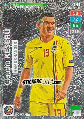 Sticker Claudiu Keșerü - Road to UEFA Euro 2020. Adrenalyn XL n. 348 - Panini