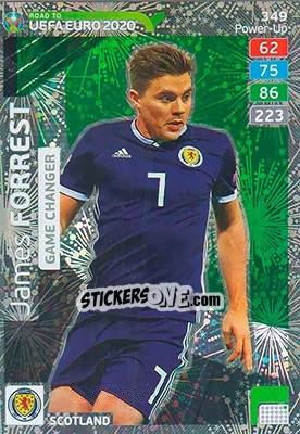 Cromo James Forrest - Road to UEFA Euro 2020. Adrenalyn XL - Panini