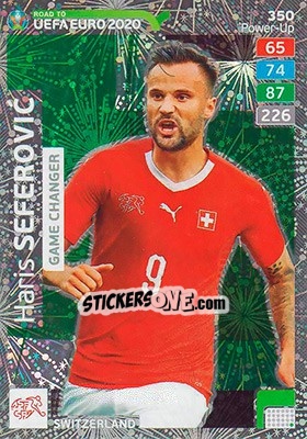Sticker Haris Seferovic - Road to UEFA Euro 2020. Adrenalyn XL n. 350 - Panini