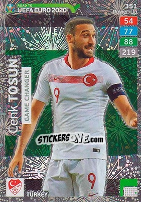 Sticker Cenk Tosun - Road to UEFA Euro 2020. Adrenalyn XL n. 351 - Panini