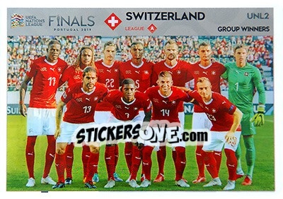 Sticker Team Photo (Switzerland) - Road to UEFA Euro 2020. Adrenalyn XL - Panini