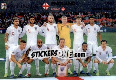 Sticker Team Photo (England) - Road to UEFA Euro 2020. Adrenalyn XL n. UNL4 - Panini