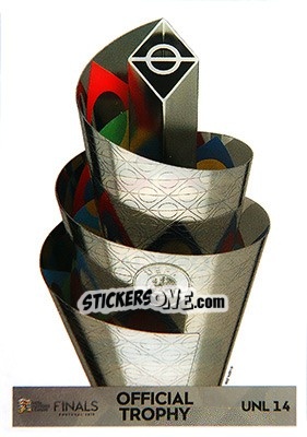 Sticker UEFA Nations League Trophy - Road to UEFA Euro 2020. Adrenalyn XL n. UNL14 - Panini
