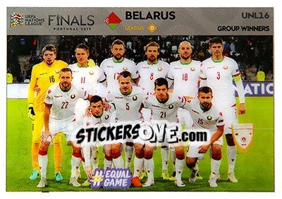 Cromo Team Photo (Belarus) - Road to UEFA Euro 2020. Adrenalyn XL n. UNL16 - Panini