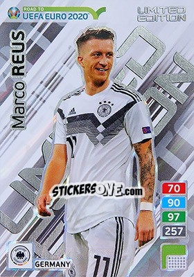 Sticker Marco Reus - Road to UEFA Euro 2020. Adrenalyn XL n. LE-MR - Panini