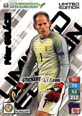 Figurina Péter Gulácsi - Road to UEFA Euro 2020. Adrenalyn XL - Panini