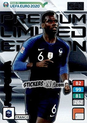 Sticker Paul Pogba - Road to UEFA Euro 2020. Adrenalyn XL - Panini