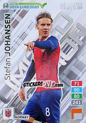 Sticker Stefan Johansen - Road to UEFA Euro 2020. Adrenalyn XL n. LE-SJ - Panini