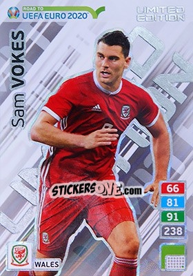 Sticker Sam Vokes - Road to UEFA Euro 2020. Adrenalyn XL n. LE-SV - Panini