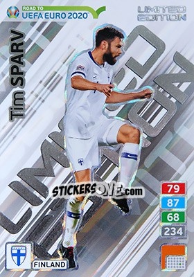 Sticker Tim Sparv - Road to UEFA Euro 2020. Adrenalyn XL n. LE-TS - Panini